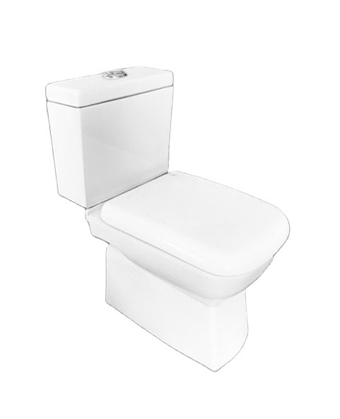 Affordable P-Trap Nigeria Toilet - Two-Piece Water Closet with Ceramic Bowl, Competitive Prices for African Wholesaler Importer