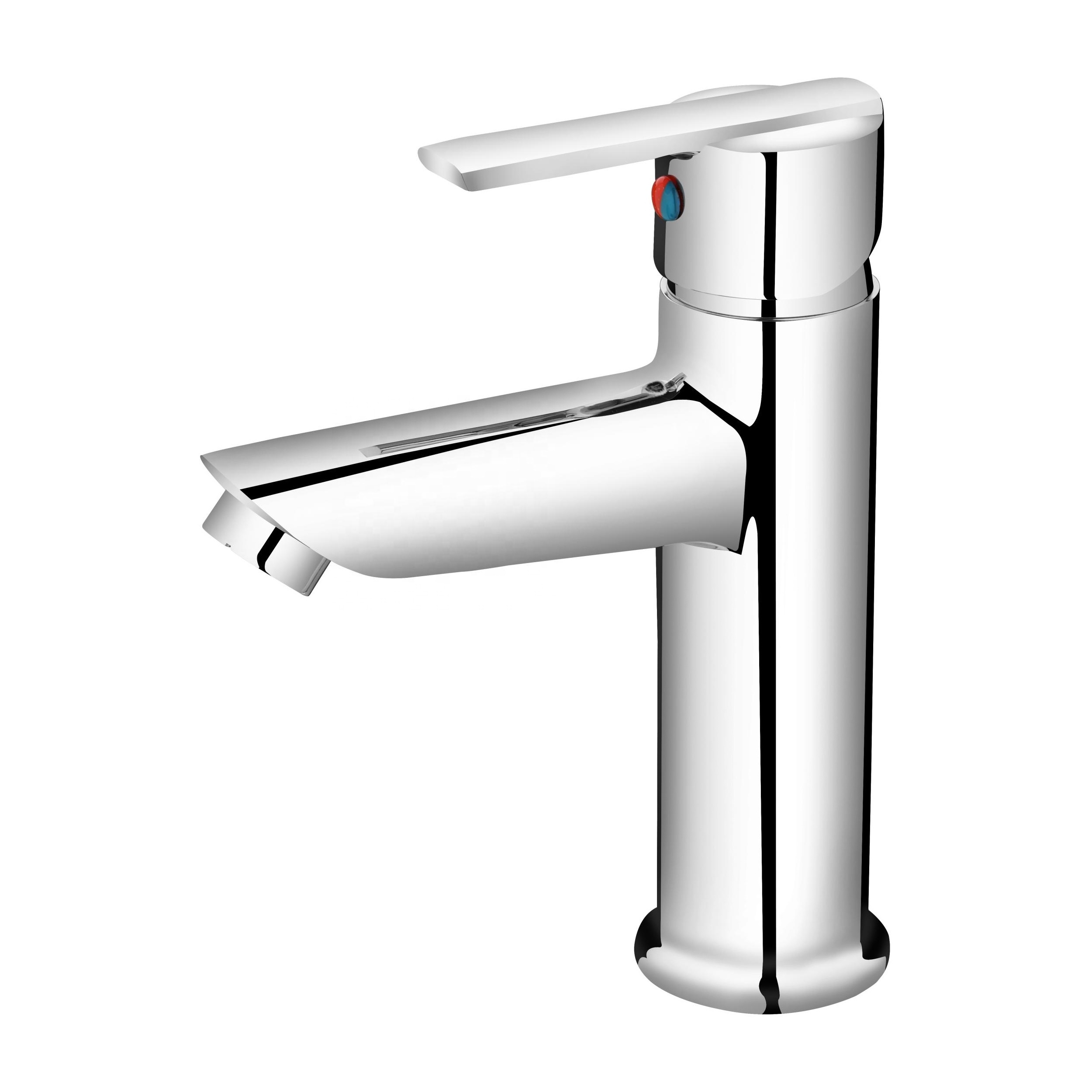 China Tap Water Hot Cold Wall Mounted Expose Part of Single Lever Sink Mixer Concealed Wall Mounted Bathroom Faucet From China