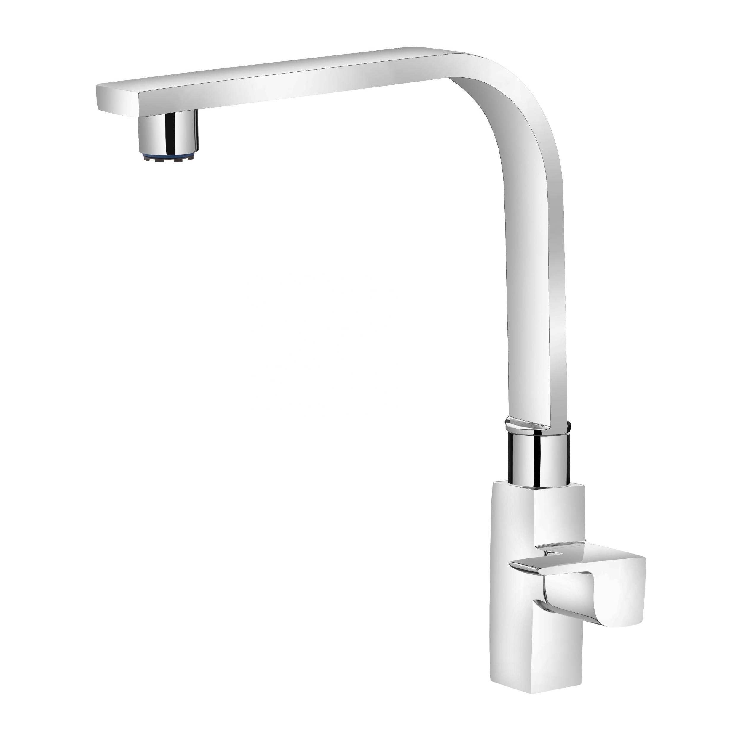 Newest Design Kitchen Basin Sink Water Taps Chrome Washing Faucet Sink Cock With Extended Swinging Spout From India