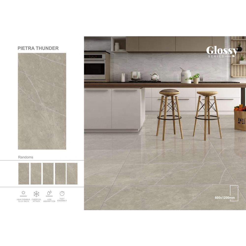 Digital Glazed Wall 600x1200mm Porcelain Pulpis Grey Color Zimbabwe 2x4 Granite Floor Tiles In Cheap Price For South Africa