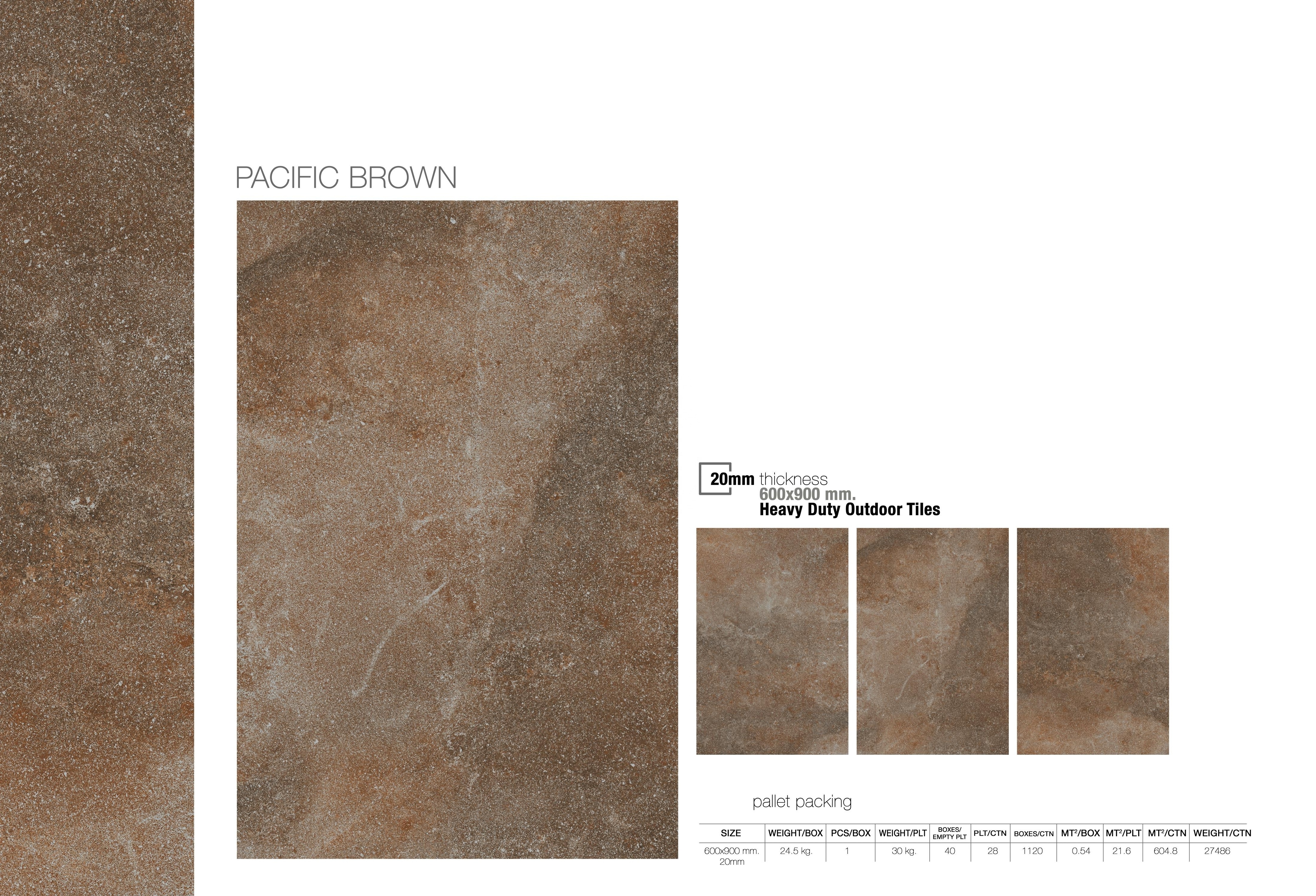 Realgres 60x60 Rustic Rough Full Body Granite Cheap Pacific Brown Outdoor Garden Patio Porcelain Floor Tiles On Concrete Slab