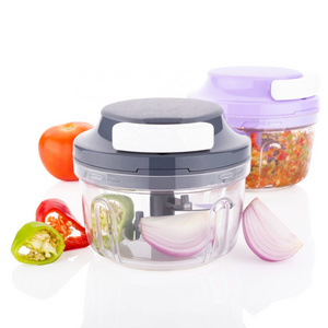 Vistaar 2024 Multi-function Food Chopper vegetable Chopper Food Processor 1.5L Glass Bowl Hand Operated Manual Onion Chopper