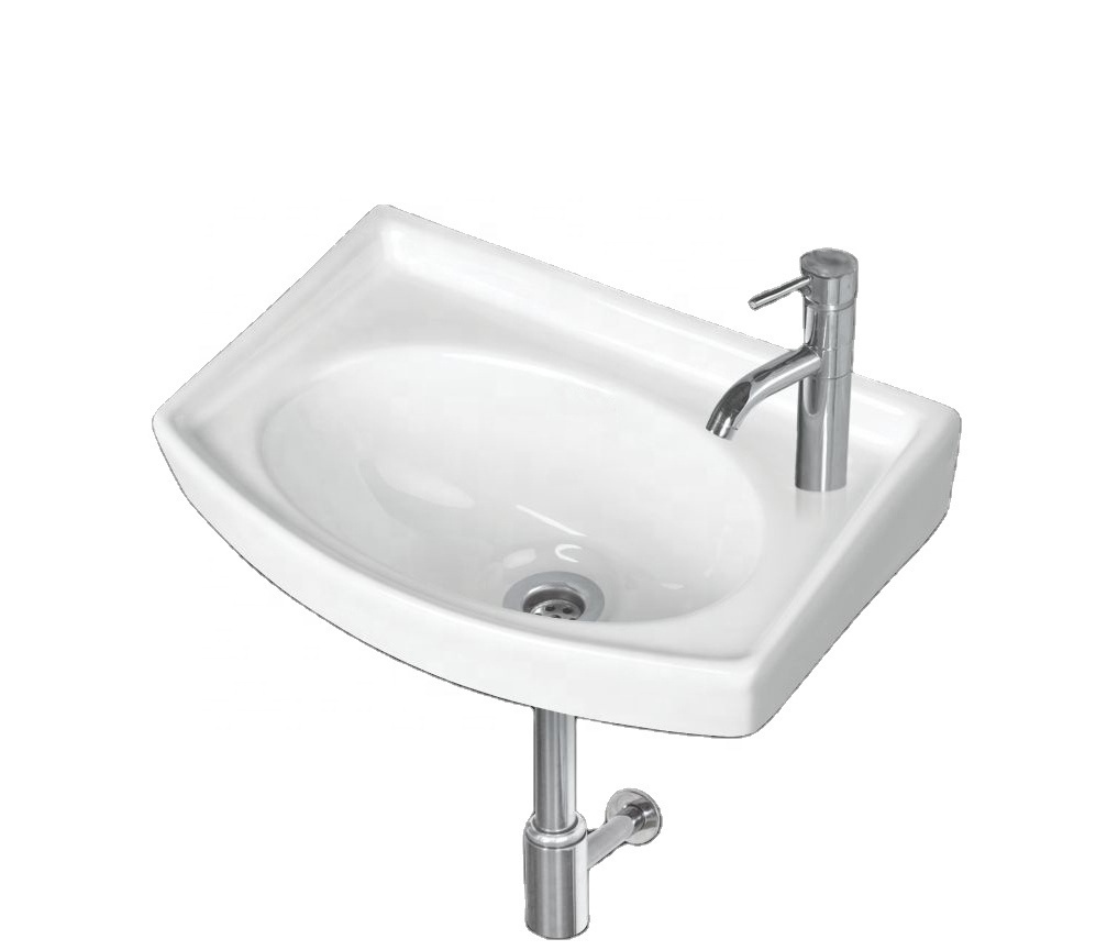 Globally Supply Bathroom Use Sanitary Ware White Ceramic High Quality Wall Hung Wash Basin