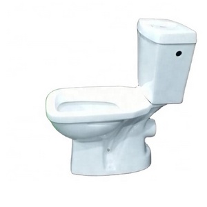 Sanitary wares Ghana Wash Down Two Piece Square Shape Toilet India Make Water Closet Close Coupled WC Toilets Bowl for Africa