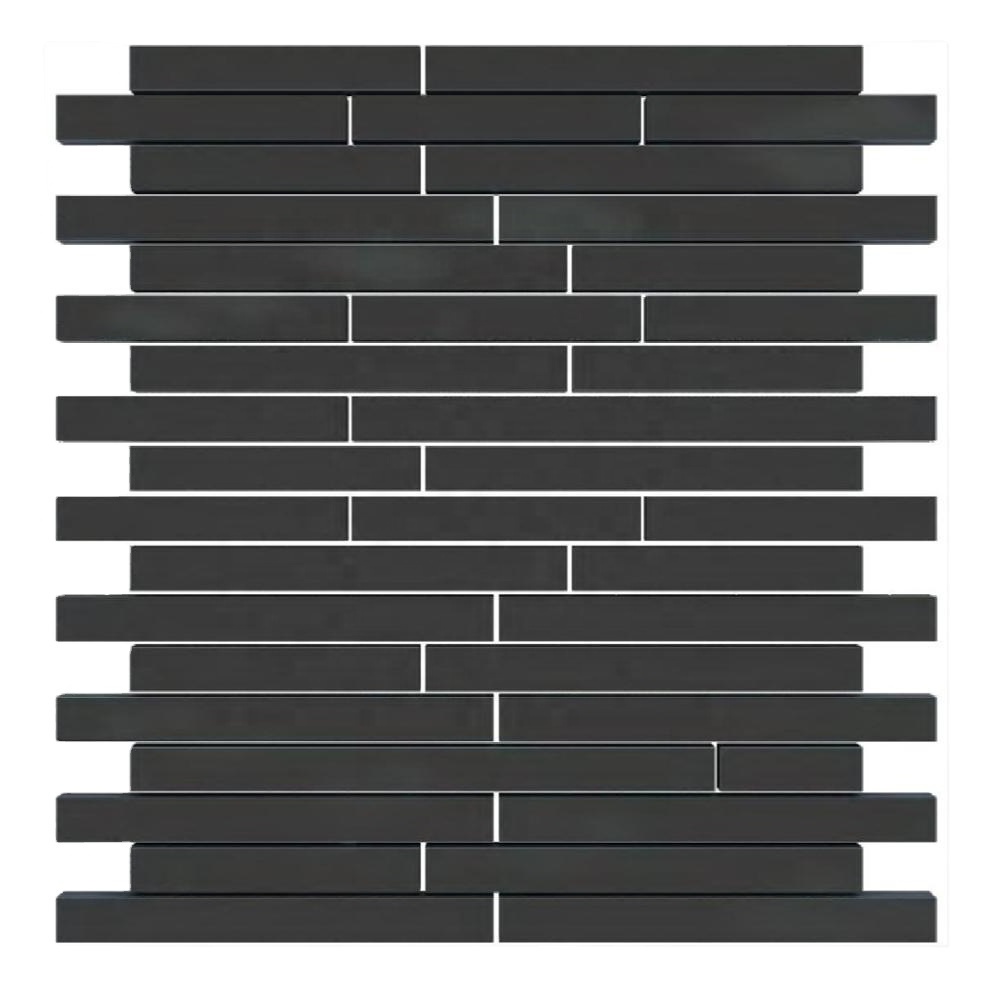 Enhancing Lifestyle Metallic Collection 300x300mm Back Splash 30x30cm Mosaic Wall Decor Linear Strip Tiles for Europe USA