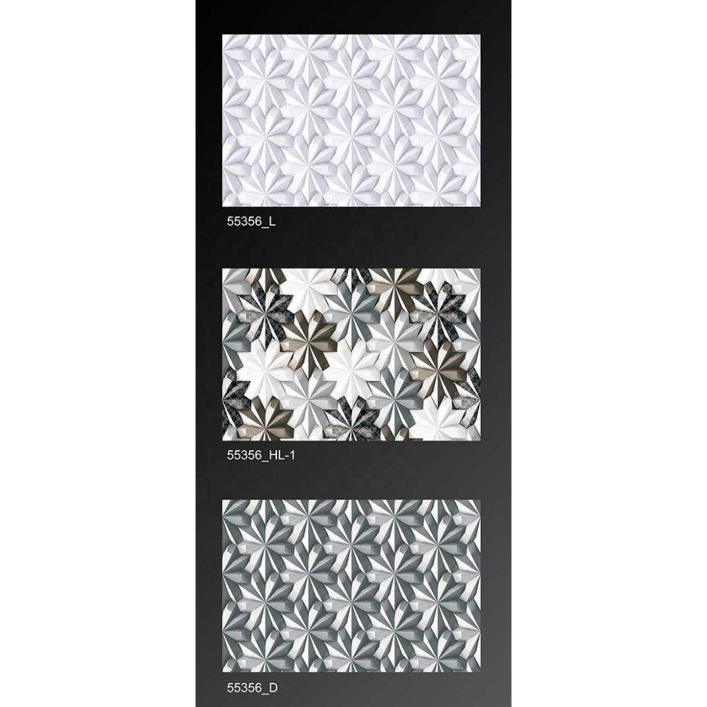 Latest Pattern 300x450mm Designer 3d Bathroom Handmade 30x45 Ceramic Tile for Restaurant Kitchen Wall Decoration 12x18 Tiles