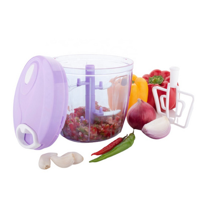 Vistaar Hot Kitchen Gadgets Manual Pepper Pull Cord Chopper Mini Food Cutter Vegetable Onion Chopper Garlic Chopper