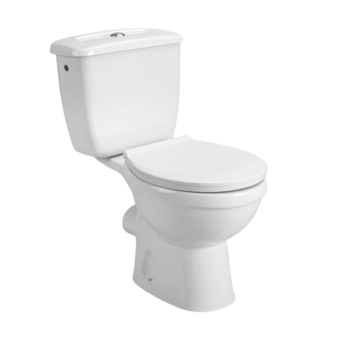 Indian Factory Direct Sales of High Quality Toilet Two-piece Toilet Ceramic Round European Carton Packing Bathroom Toilet