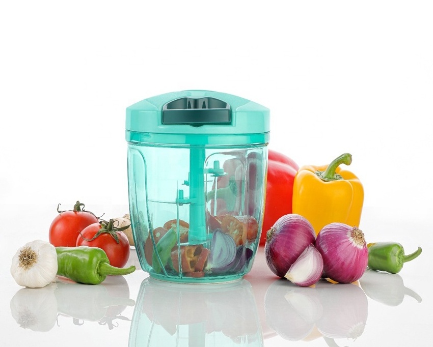 Professional Hand Pull Kitchen Tool Mini Food Garlic Vegetable Grinder Hand Pull Food Chopper Mincer