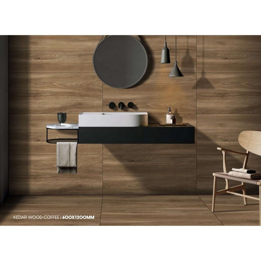 Kadar Wood Crema 600x1200mm Floor Tiles 10MM Thickness Hotel Bedroom Living Room 60x120cm Porcelain Tile Floor Ceramic Tiles