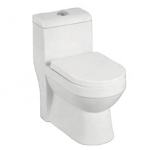 Top-Selling Luxury One-Piece Toilet - Discounted Ceramic Bathroom Sanitary Ware Square Bowl Water Closet Chair in White