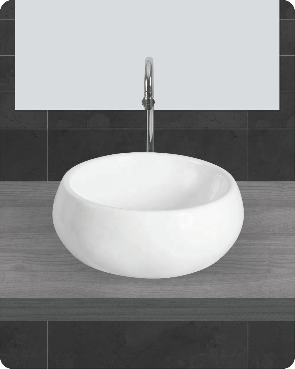 Luxuries New Flower Design Ceramic Bathroom Tabletop Sink, Rose Quartz Wash Basin Bathroom Decoration Countertop Sink