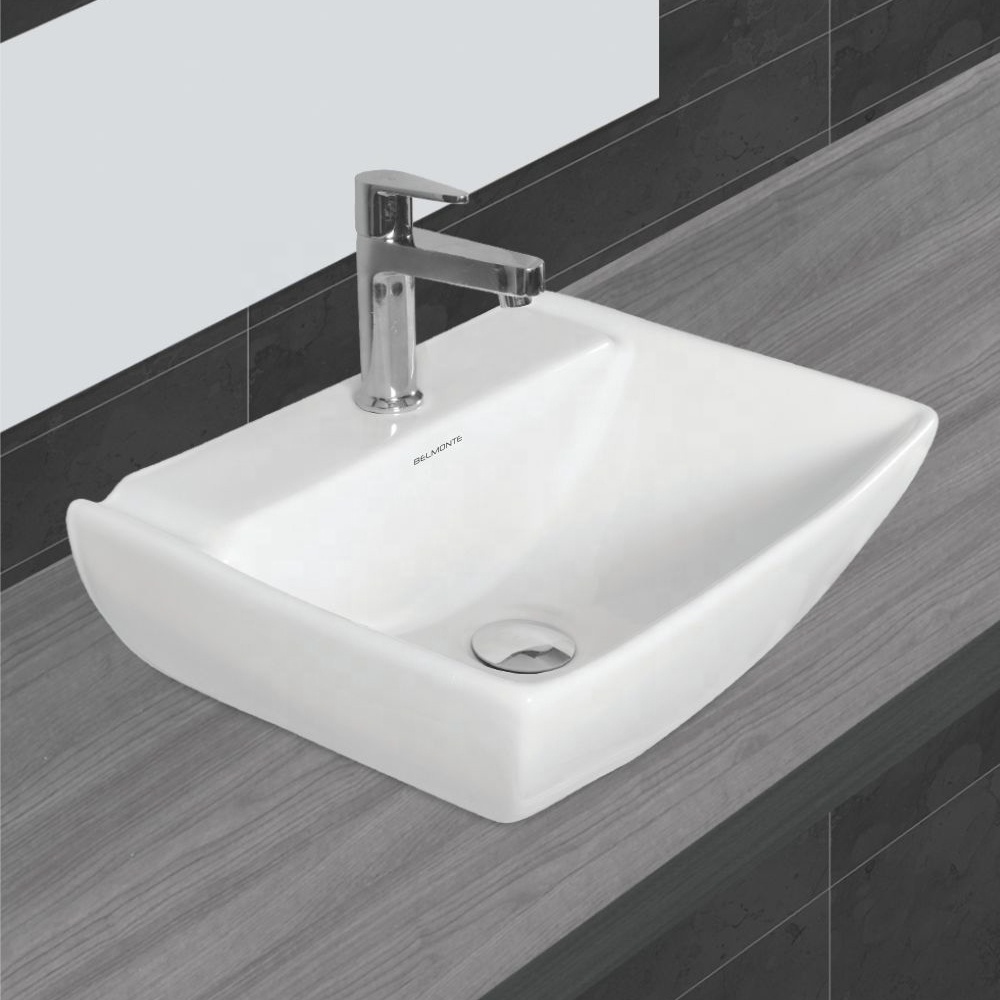 Onix Model Factory Price Bathroom Table Top Cabinet Basin Sink Ceramic Bathroom Sanitary Wares Marble Sink Wall Mounted Sink