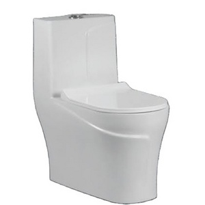 Wholesale Cheap Modern Hotel Sanitary Ware Water Closet Bathroom WC Toilet Set One Piece P-trap Ceramic Toilet Price Cheap