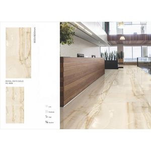 Royal Onyx Gold Big Size Slab Marble 90x180cm Polished Glossy Glazed Porcelain Floor Tiles 900x1800 Cheap Price Best Quality