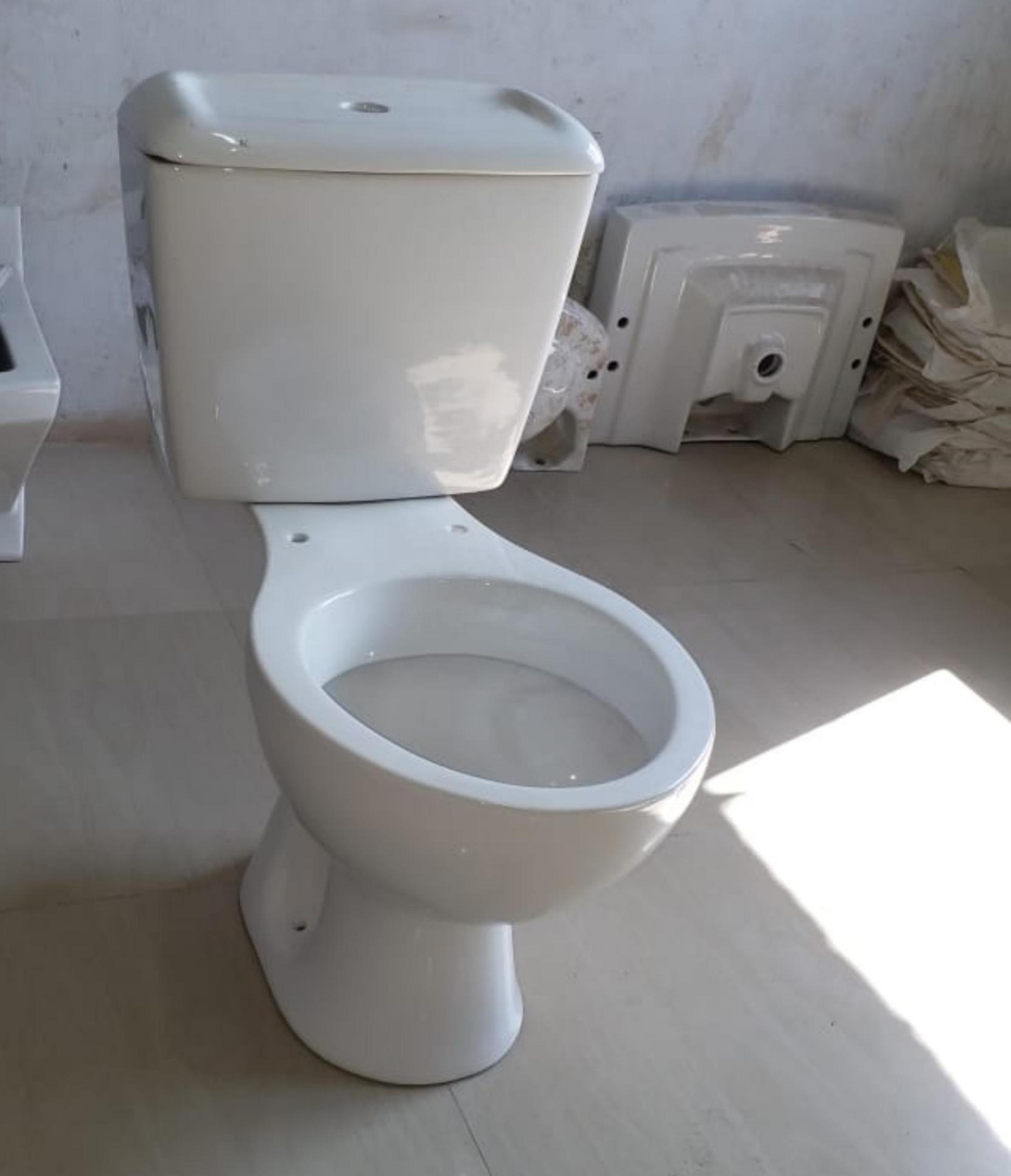 Dual / Single Flush Two Piece Water Closet and Cistern Wash Down Toilet Seat Ceramic Sanitary Ware Premium Top Grade Low Price