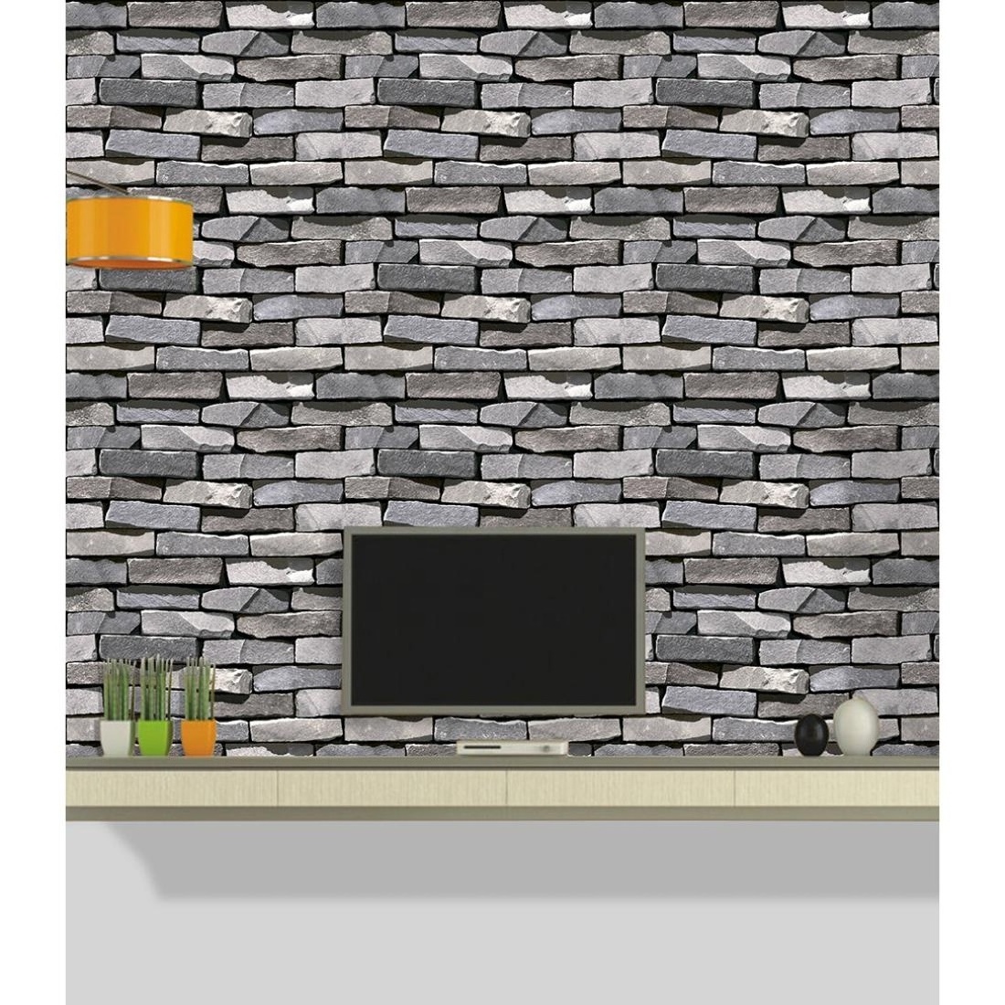 Seems Like Real Stone on Wall, Exterior 3D 30x45 Designer Ceramic Elevation Wall Tiles 300x450 mm by Indian Granite Tile Factory