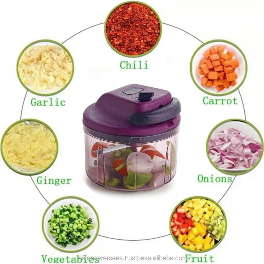 Vistaar 2024 Food Chopper Shredder Vegetable Fruit Salad And Meat Cutter Food Processor Kitchen Cooking Tool Gadget Accessories