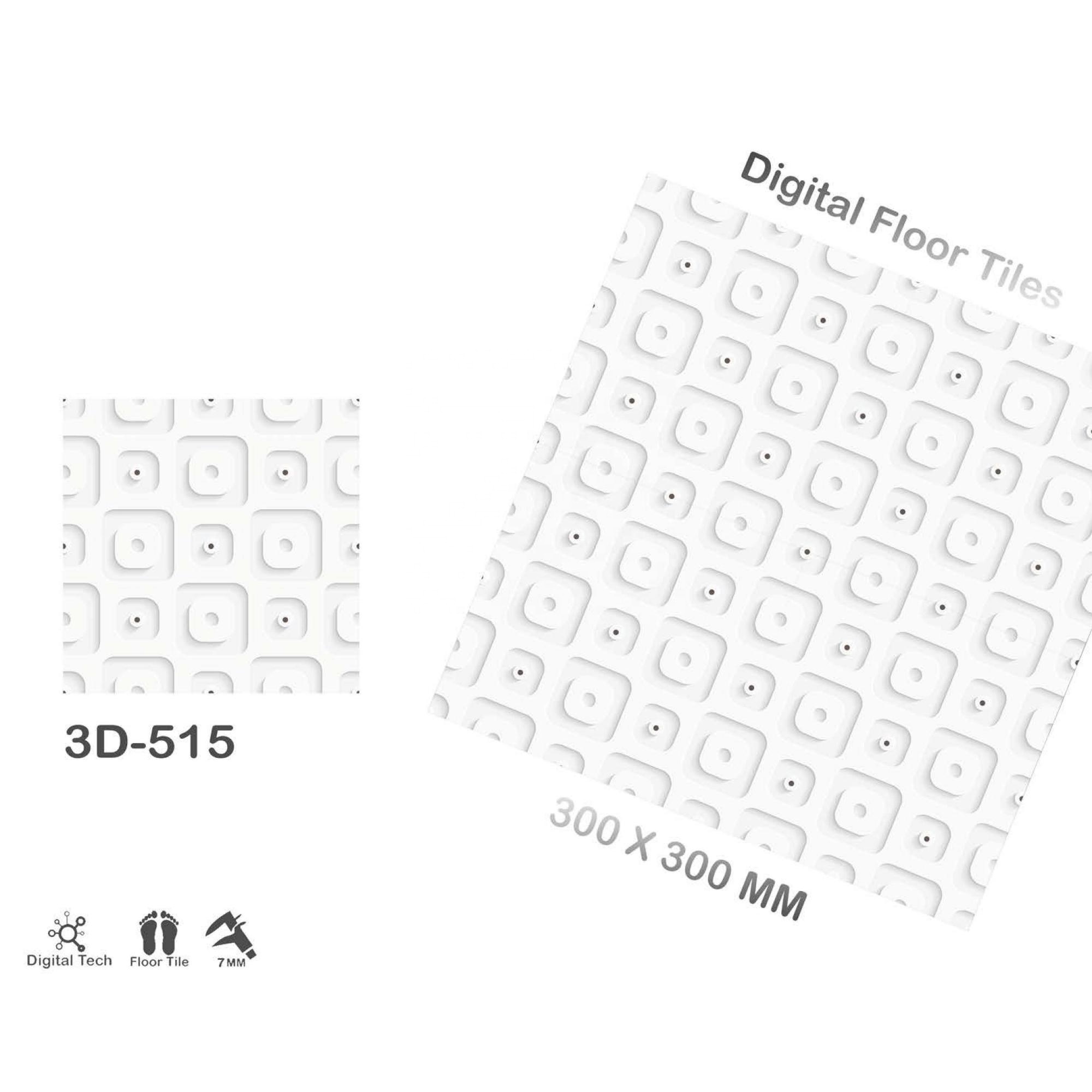 Vistaar Brand Latest 3D Design 12x12 Digital Printed Ceramic Glazed Floor Tiles for Commercial Building Constructions Africa