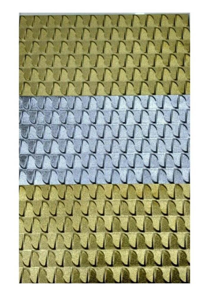 Export High Quality Standard Ceramic Wall Tiles: Golden Silver, 300*600mm, Third Fired, Decorative Digital. 12x18. From Morbi