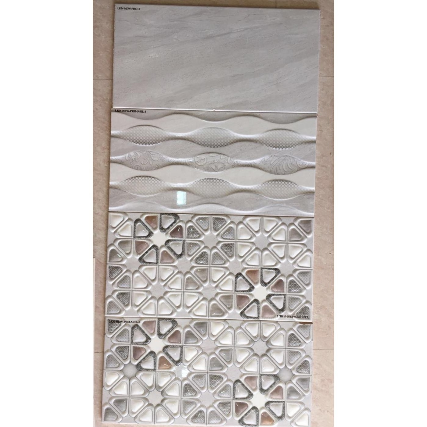 Light and Dark Color Highlighter Design 300x600mm Italian Ceramic Wall and Floor Tiles for Luxury Big Villa 30x60 Wall Tiles