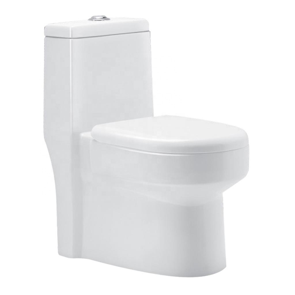 Middle East Chaozhou Crystal Ceramic One Piece Water Closet Toilet Floor Mount Bathroom WC Commode Sanitary Ware Complete Set