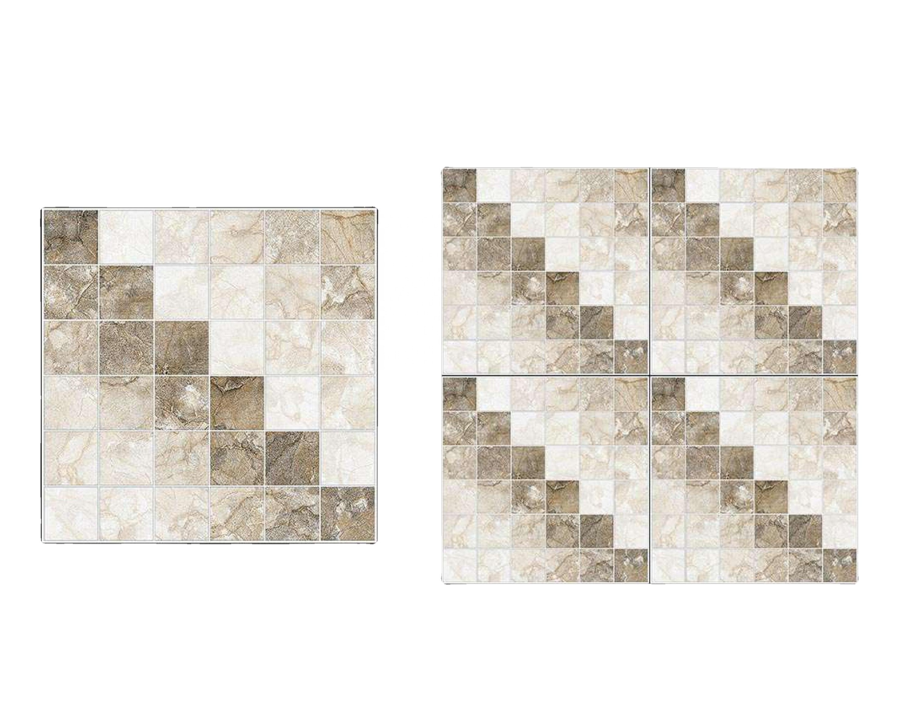 Chinese Designer 400x400MM Ceramic Material Parking Lot 40x40cm Paving Stones Look 16x16 Digital Porcelain Glazed Floor Tile