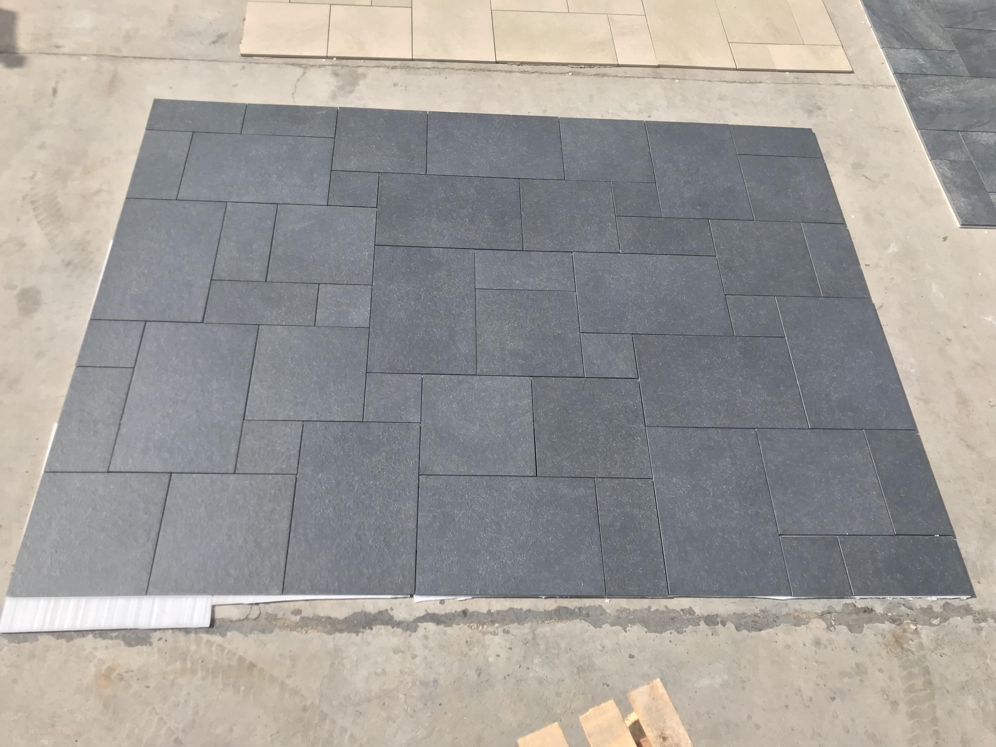 R11 Surface Blue Stone Natural Concrete 3d Porcelain Floor Tiles and Terrazzo Slate Compound Digital Matt Outdoor Parking Tiles