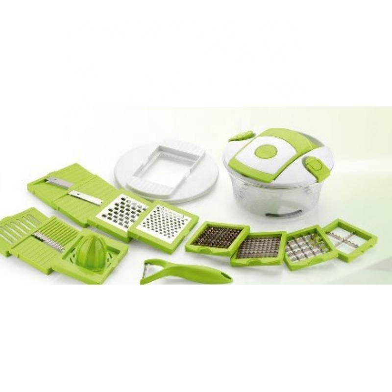 Kitchen accessories veggie slicer Multifunctional cutter nicer Food Dicer 12 in 1 vegetable chopper Salad And Vegie Cutter India