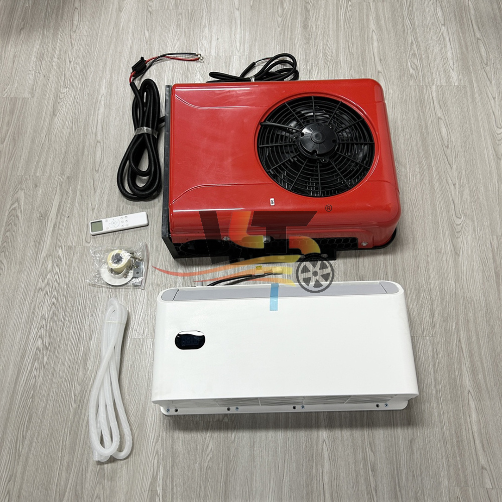 12V ac air conditioner electric semi truck batteries ac unit for truck 24v Parking air conditioning