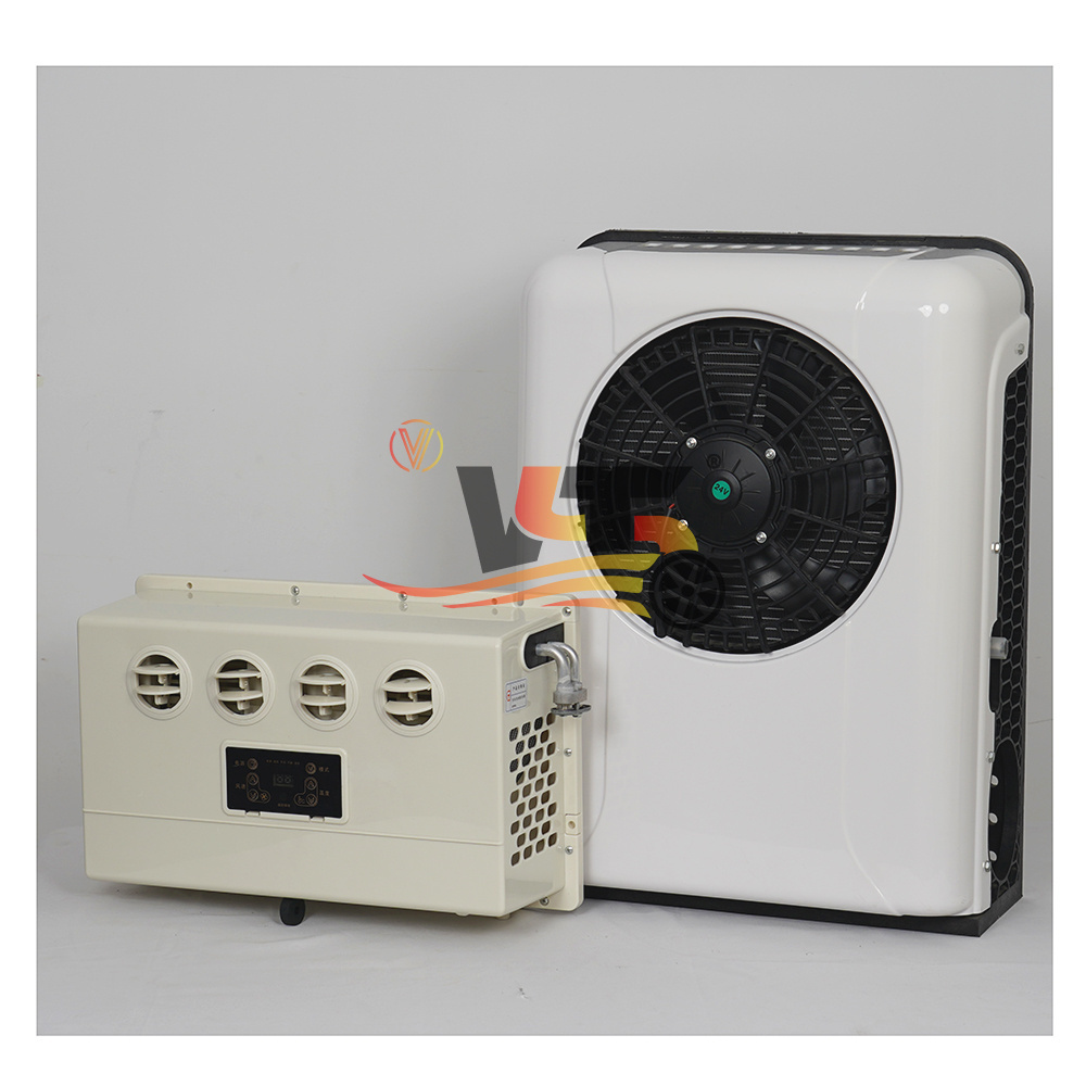 24V 12V Electric Car Crane Vertical Parking Split Air Conditioning Conditioner Cooler for Heavy Truck