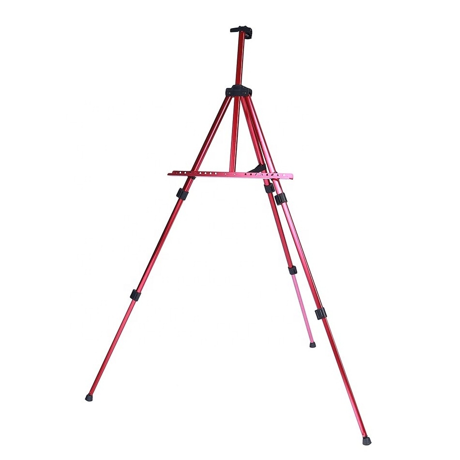 Wholesale Adjustable Small Painting Aluminum Table Top Metal Artist Studio Tripod Stand Art Easel