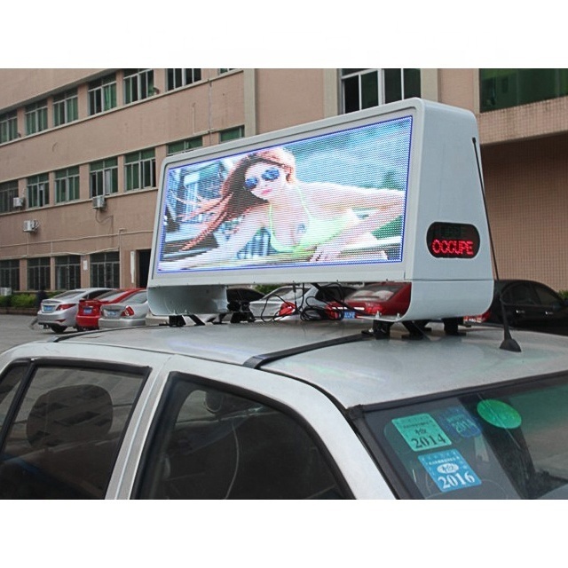 Super Slim and Light P2.5 P4 P5 P6.67 Taxi Cab Led Board Display Led Digital Signage Advertising