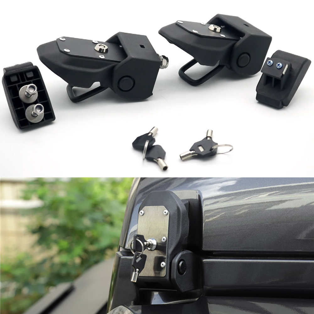 Anti-Theft Car Engine Hood lock Catch Protect Lock Hood Latch Catch For Jeep Wrangler JL Car accessories Exterior