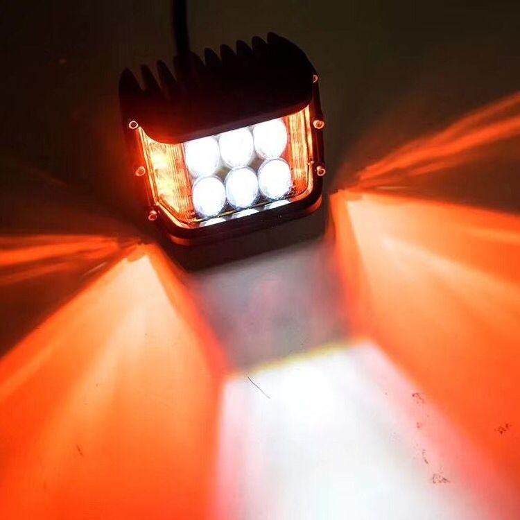 45W side shot pod cubes led flashing lights 12v car led boat spot lights led lamp for auto UTV RZR Truck for Jeep Wrangler