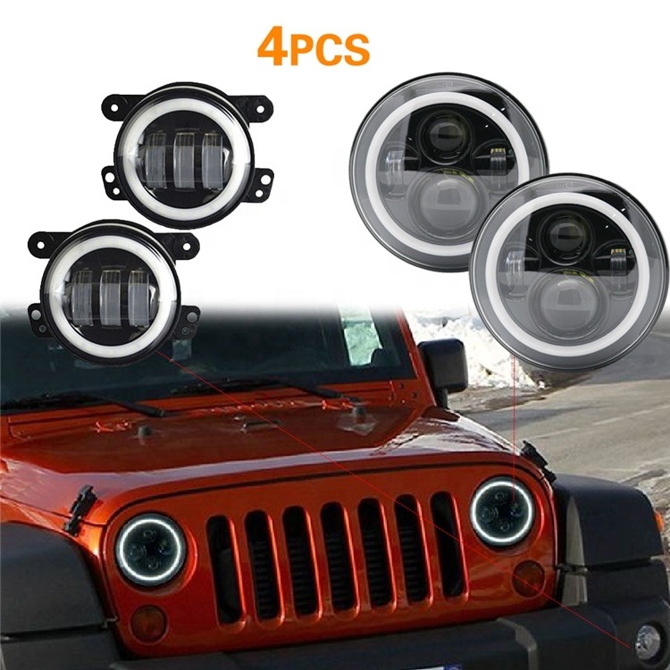 For Hummer H1 H2 Headlights 4