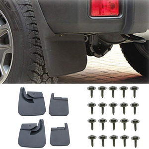 4Pcs Car Flares Mud Flaps Cover Wheel Fender Splash Guard Front And Rear Mudguard For Jeep Wrangler JL 2018 Accessories