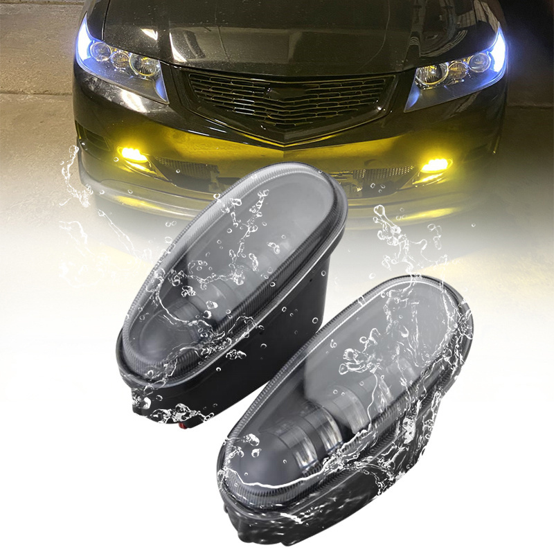 For Daewoo chevrolet lanos 2pcs white amber Led FOG LIGHT