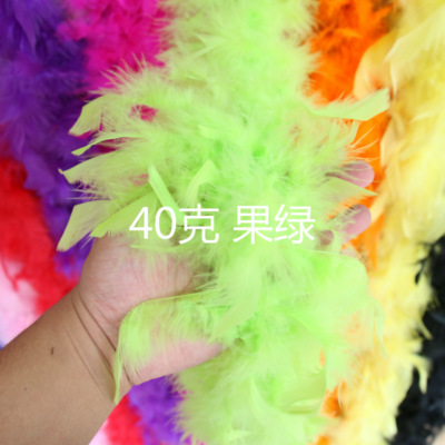 2 yards 80gram Turkey Feather Boa Decoration Chandelle marabou Feather Boa