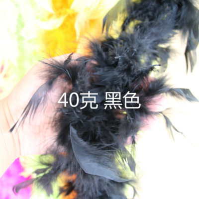 2 yards 80gram Turkey Feather Boa Decoration Chandelle marabou Feather Boa