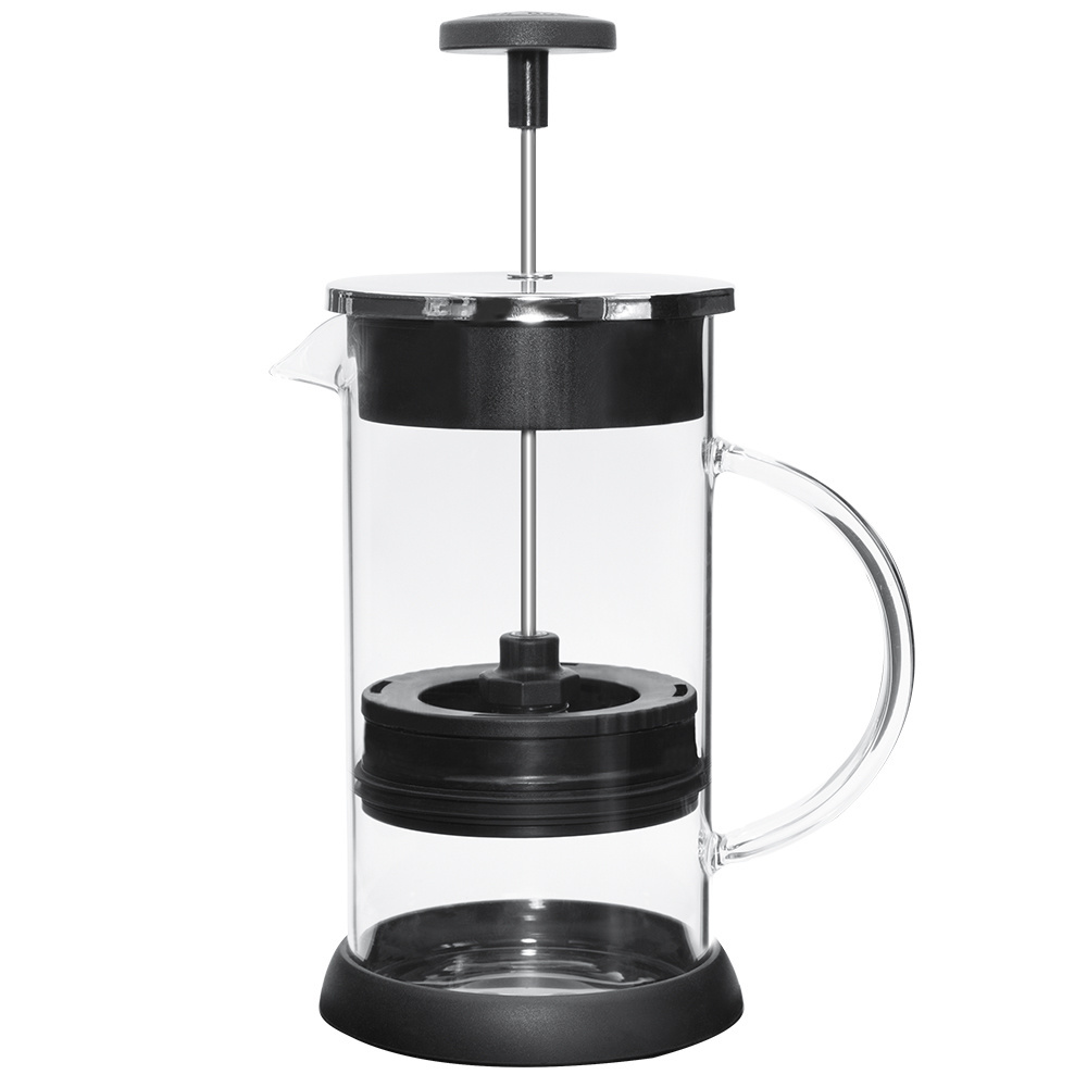 OEM Household Borosilicate Glass coffee Pot 1000Ml Plastic French Press coffee maker With Plunger