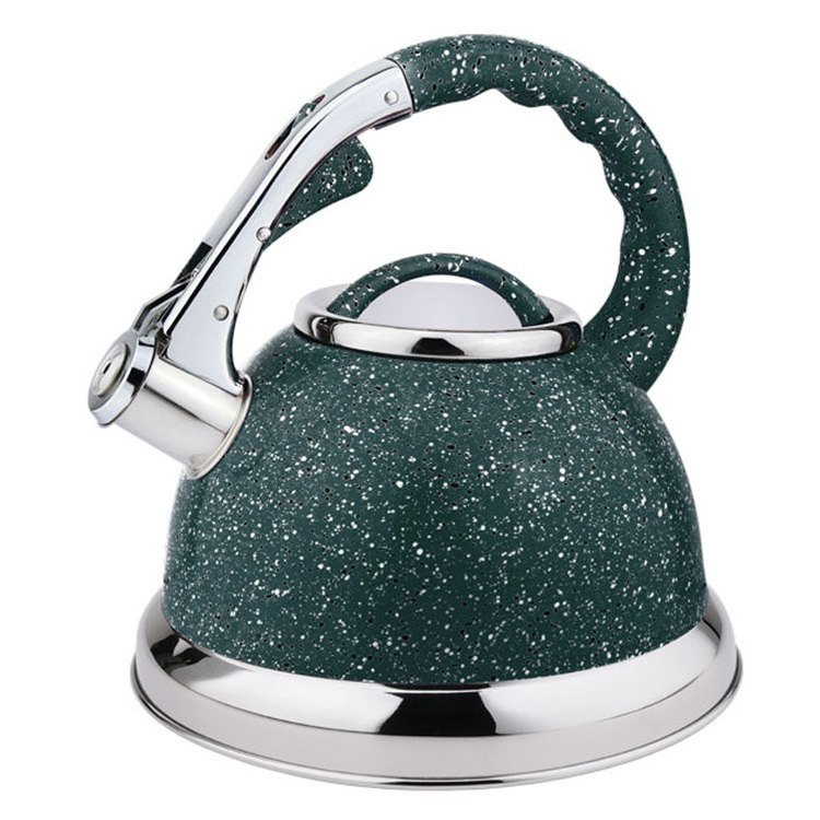 Enamel Water Boiler china whistling Tea kettle stainless steel Teapot stove kettle for Gas Induction Cookers