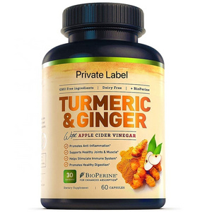 Turmeric Bioperine Supplement with Ginger & Apple Cider Vinegar Weight Loss Slimming Pills