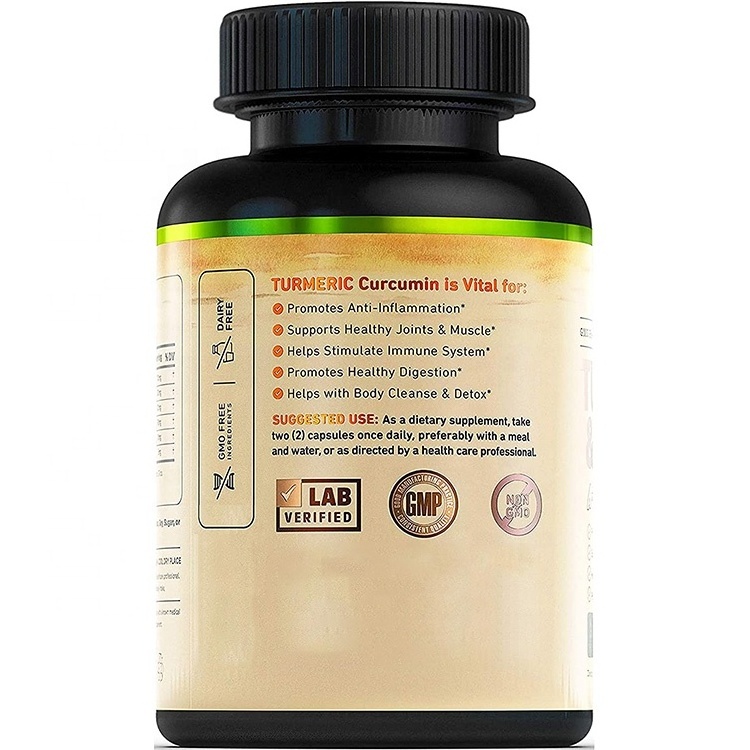 Turmeric Bioperine Supplement with Ginger & Apple Cider Vinegar Weight Loss Slimming Pills