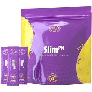 Slim PM Diet Supplement L-Arginine Weight Loss Pills Burning Fat Raspberry Drink Mix Powder Repairs Cells