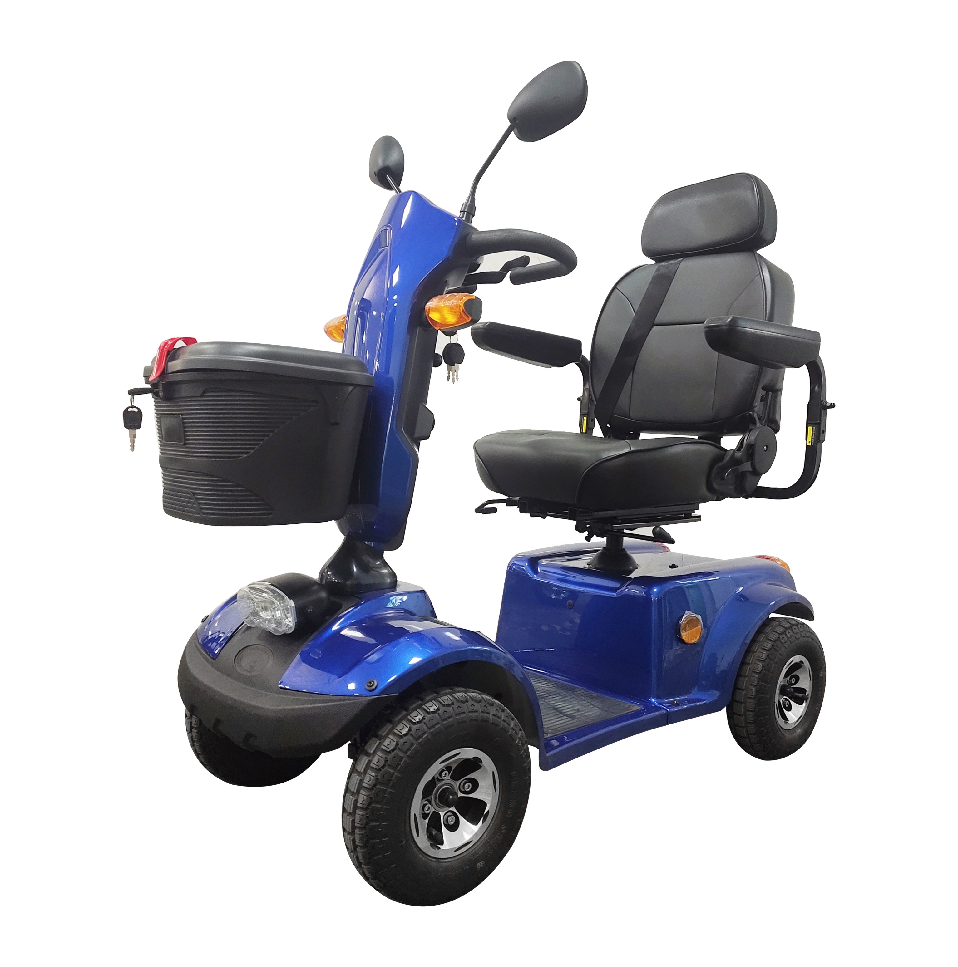 Adult City Electric With Fishnable Color Four Wheel Moped Bike Mobility Scooter 4 Wheel