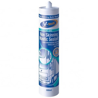 VT-242 Non Skinning Mastic Sealant Automotive Glass Rubber Construction