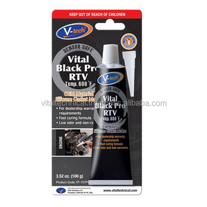 VT-157P Vital Grey Pro RTV 100% Neutral Silicone Sealant Oxime High Temperature 85g 100g