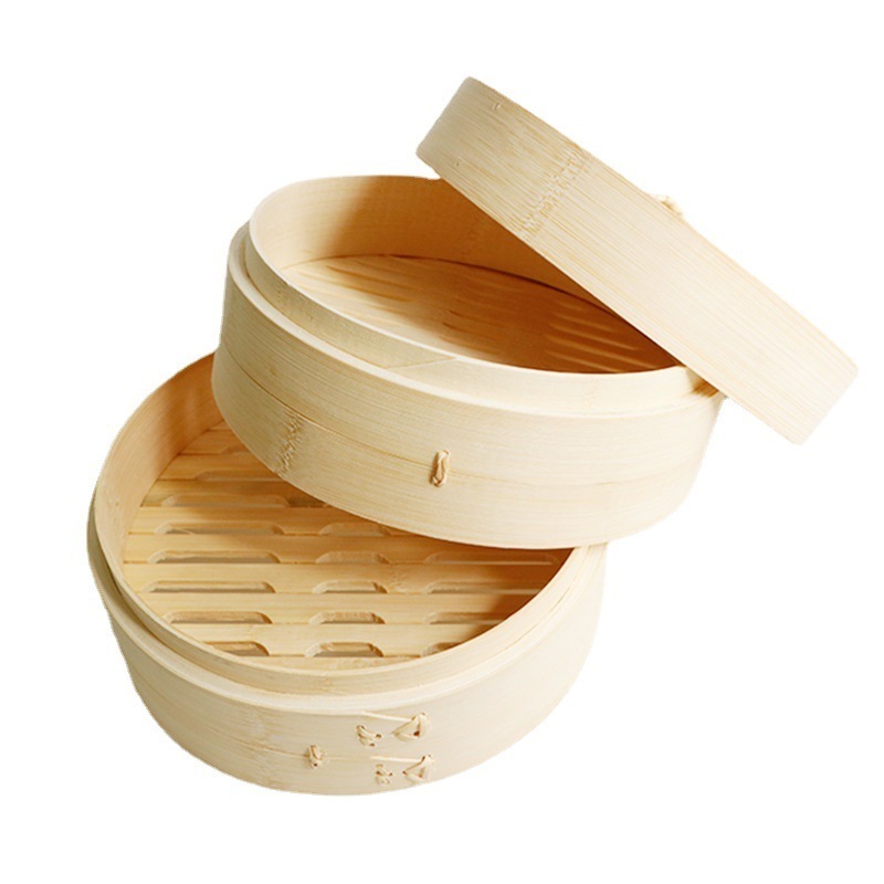 organic mini bamboo steamer favors food steamer 16