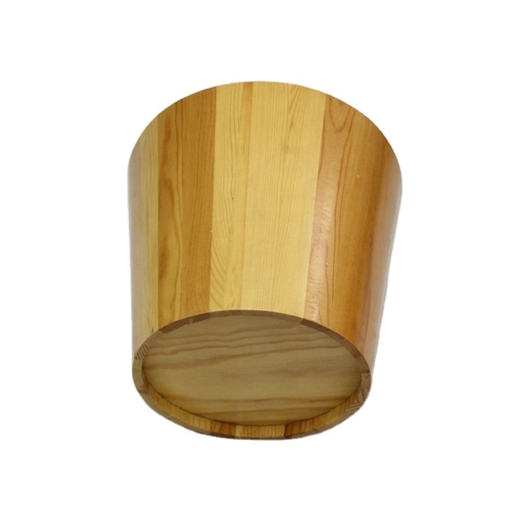 Wooden ice bucket custom wood ice bucket cooler wood bucket for sale